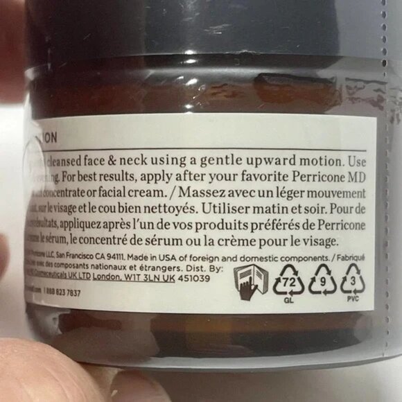 Perricone MD Face Finishing Firming Moisturizer 2 fl oz 01S1310 Famous Brand - Picture 4 of 7